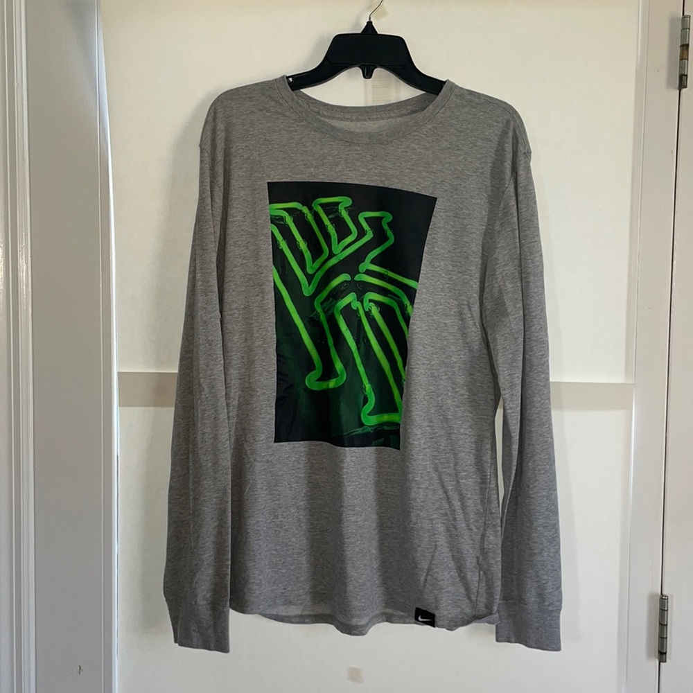 Men’s Nike Kryrie Irving Neon Logo Long Sleeve